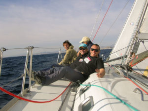 Navegando en velero en Tabarca